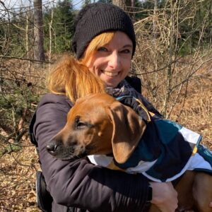 Jasmin Mrugowski mit Scooby Über mich